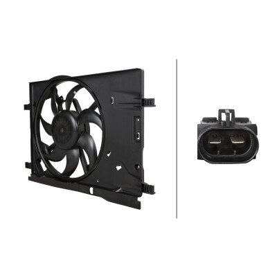 Ventilateur, refroidissement du moteur 8EW366421311 HELLA