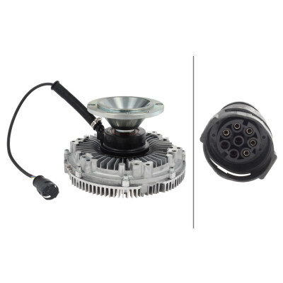 Embrayage, ventilateur de radiateur 8MV366440031 HELLA