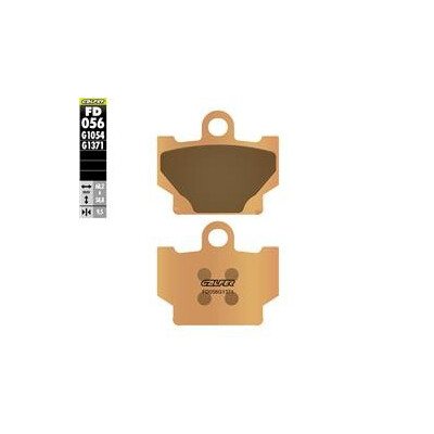 Plaquettes frittées FD056G1371 pour voitures particulières