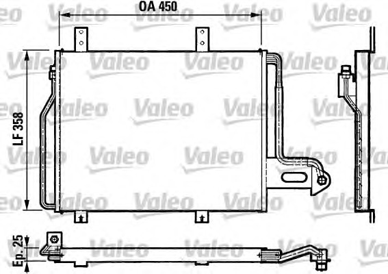 Condenseur, climatisation VALEO 816870