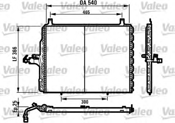 Condenseur, climatisation VALEO 81-6901